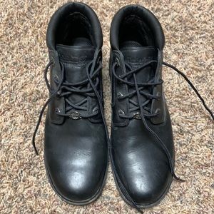 Timberland black waterproof leather boots